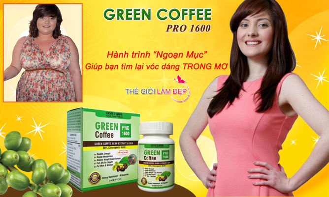 Cà phê giảm cân Green Coffee Pro 1600 mg-3