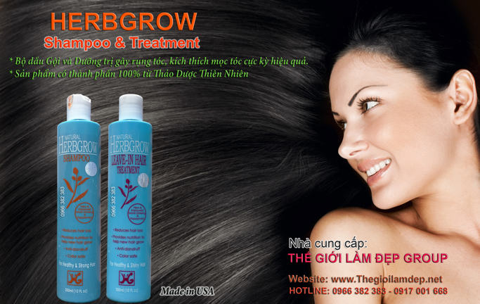 Dầu gội trị rụng tóc Herbgrow Shampoo 2