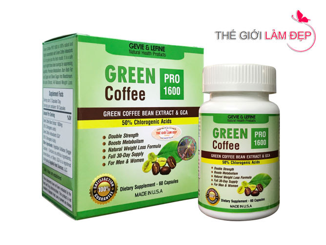 Cà phê giảm cân Green Coffee Pro 1600 mg-6