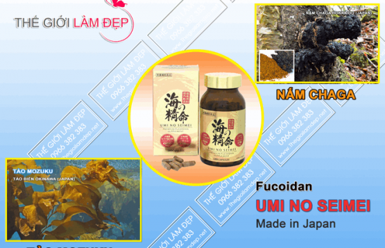 Banner Fucoidan Umino Seimei nhat ban