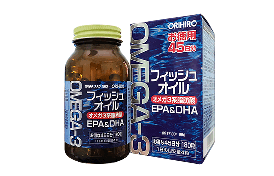 Dầu cá Omega-3 Orihiro 180 viên 2