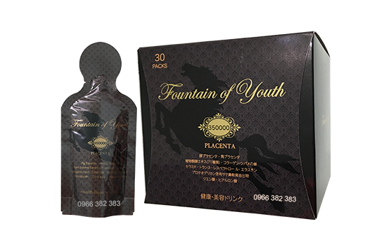 Fountain Of Youth 350000mg nuoc uong tre hoa da chiet xuat nhau thai ngua